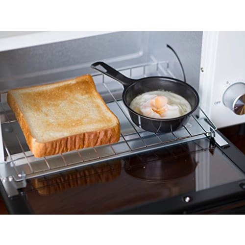 Pearl Metal Easy Cooking Iron Petit Grill Pan, 9cm, Set of 2, Made In Tsubame-Sanjo, Japan, HB-3280