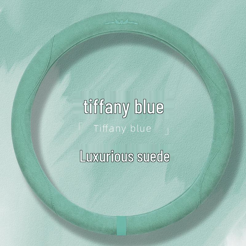 Suede & Fur Steering Wheel Covers: Winter Anti-Slip, Sweat-Absorbing, Luxury Women's Covers