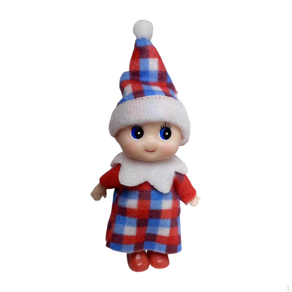 Christmas Elf Doll ,Tiny Miniature Accessories ,Christmas Decoration Mini Toy