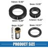 Fuel Injector O Rings Seals with Micro Filters Fuel Injector Repair Kit for Toyota 4Runner 1996-1998 for Lexus ES300 1992-1993 Rubber Black (Set of