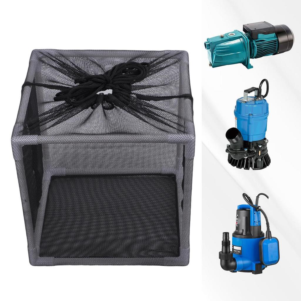 Teichfilterbeutel Verstopfungsfreies Netz Barrierebeutel Außen Teichpumpe Filterkorb für Wasserfälle Springbrunnen