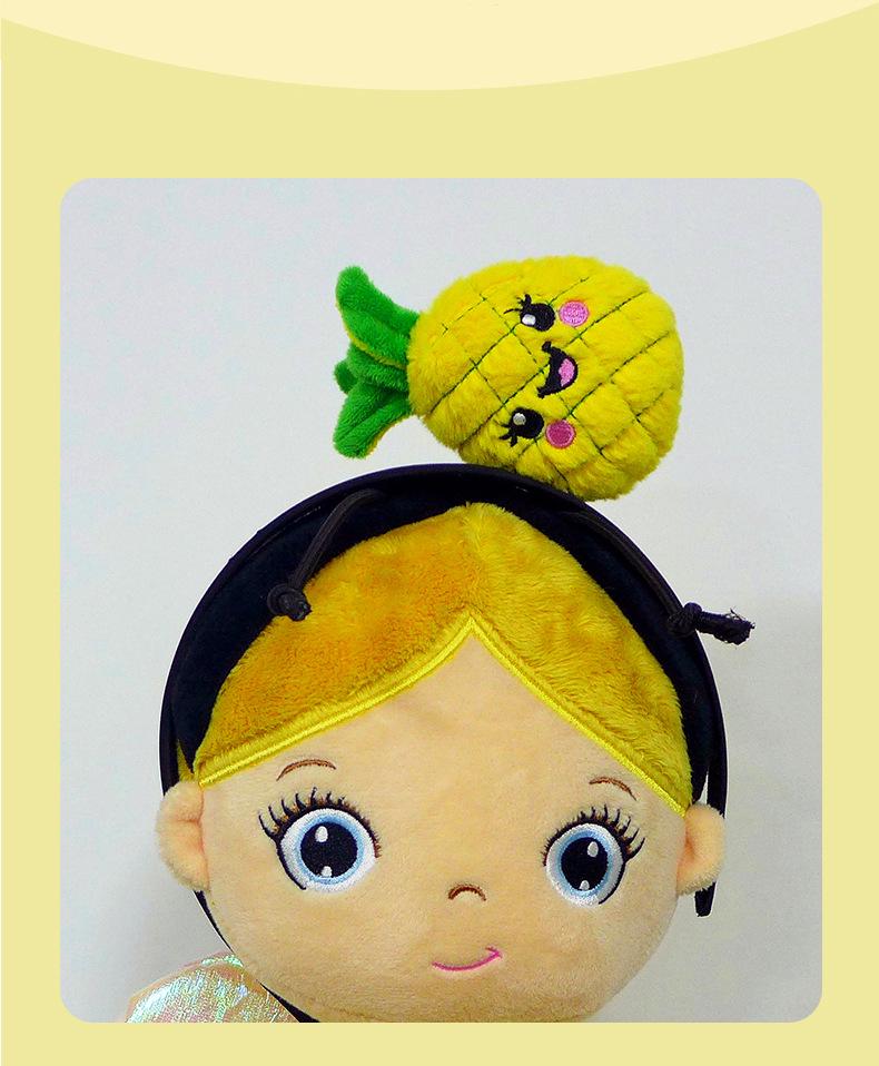 Pineapple Plush Doll Headband - Cute, High-Quality Fruit Accessory