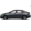 Glossy Black Rear Side Window Louver Scoop Cover Vent For 2019-2022 Kia Forte K3