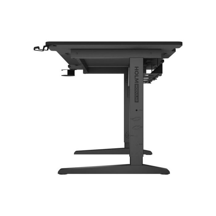 Mesa Gaming Genesis Holm Modular 140cm MDF y Acero Altura Ajustable LED y Gestión de Cables