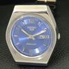 JAPAN VINTAGE SEIKO 5 AUTOMATIC 6309A MENS BLUE COLOR DIAL WATCH A701243-5 R206a-a701243
