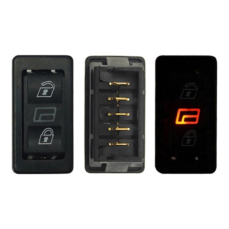 LED Backlight Universal Car Power Window Switches DC12V/24V 20A for Night Visibility in Multiple Vehicle