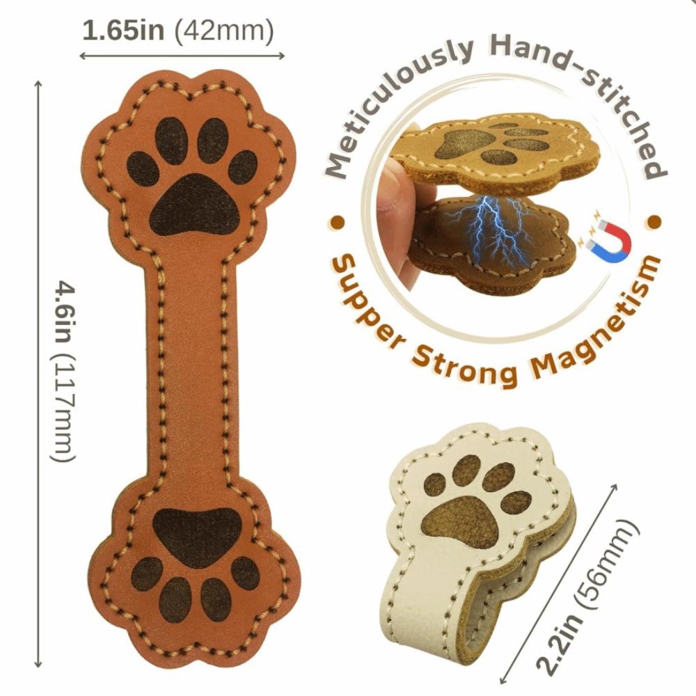 3 pcs Dog Claw Magnetic Bookmark Handmade Page Divider Cute Paper Clip Gift