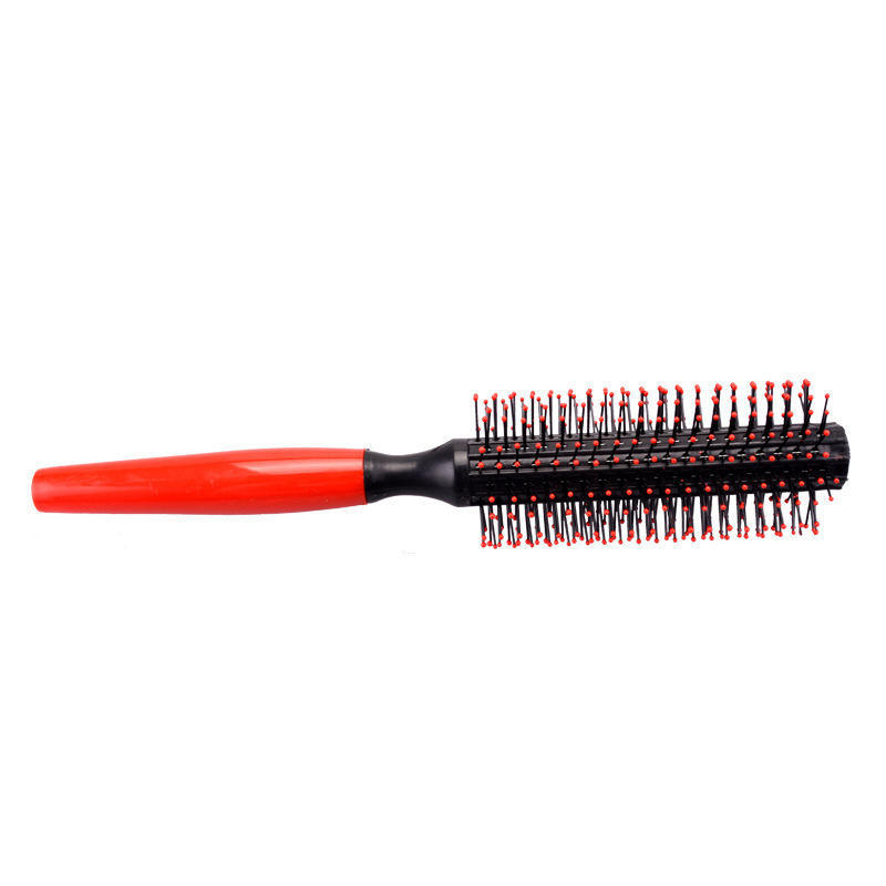 1pcs Antistatic DIY Curling Comb Hair Massage Salon Hair Care Straight Curved Curl Coat Pear Head Round Hair Brush Female