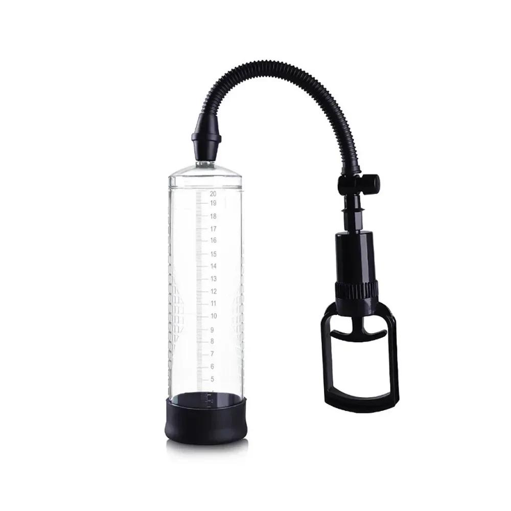 Penis Pump Sex Toys for Men Male Masturbator Penis Extender Vacuum Pump Penis Enlargement Enhancer Dick Trainer Massager Ring