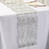 Rouleau de chemins de table fins en maille métallisée à paillettes 28x275cm, Décorations de table pour la maison, mariage, anniversaire, décorations de Noël