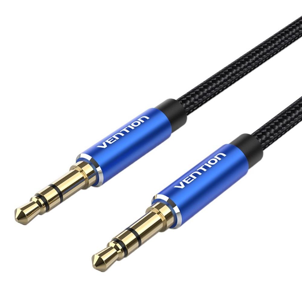 

Male To Male 3.5mm Jack Audio Cable Headphone Adapter Cable For Headphones/Phone/Speaker/Tablet 0.5m синий