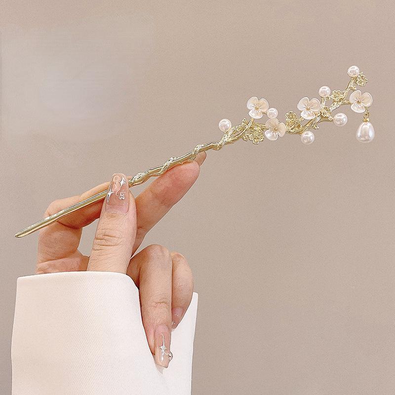 

Ретро китайский стиль кисточка заколка для волос женская палочка для волос шпильки цветок ручной работы заколки шарм ювелирные изделия аксессуары для волос для девочки