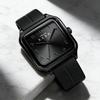 Men's Watch 3ATM Waterproof Silicone Strap Square Alloy Quartz Watch Middle Eastern Arabic Digital Watch