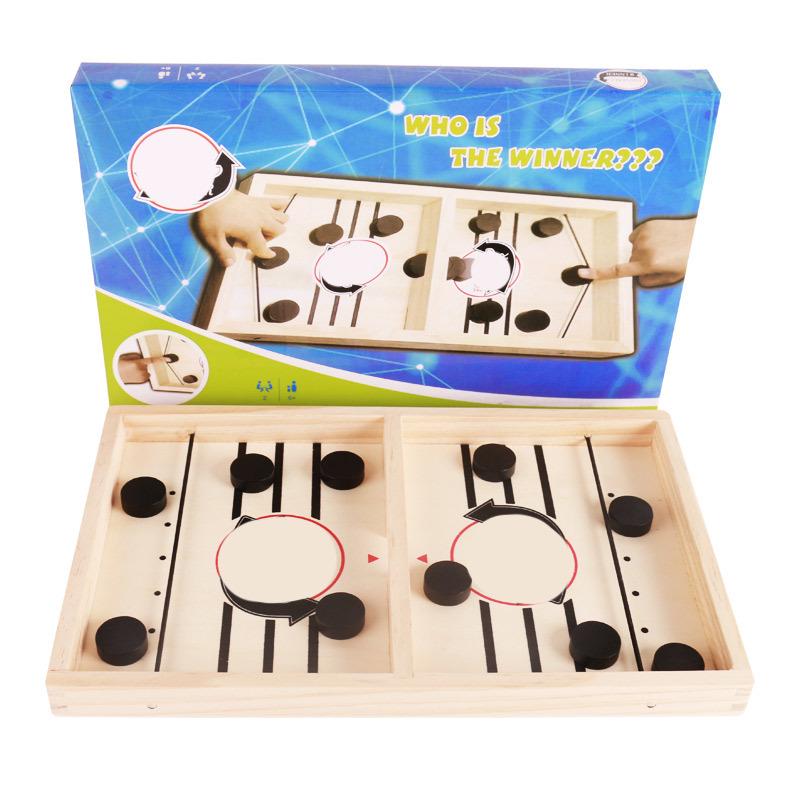 Catapult Chess, Parent-Child Interactive Chess, Double-Player Tabletop Ice Hockey, Internet Celebrity Edition