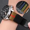 Hook Loop Fastener Nylon Watch Strap Quick Slip Through Universal Wristband Hook Loop Watch Band