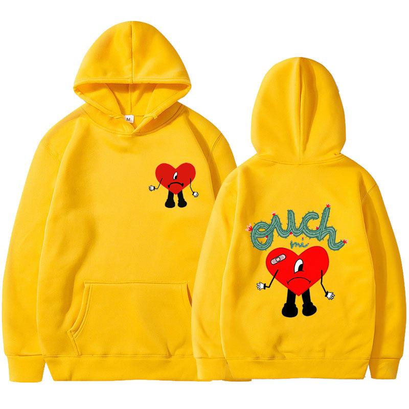 2025 new product un verano sin ti bad bunny anime fashion men's casual hooded sweater