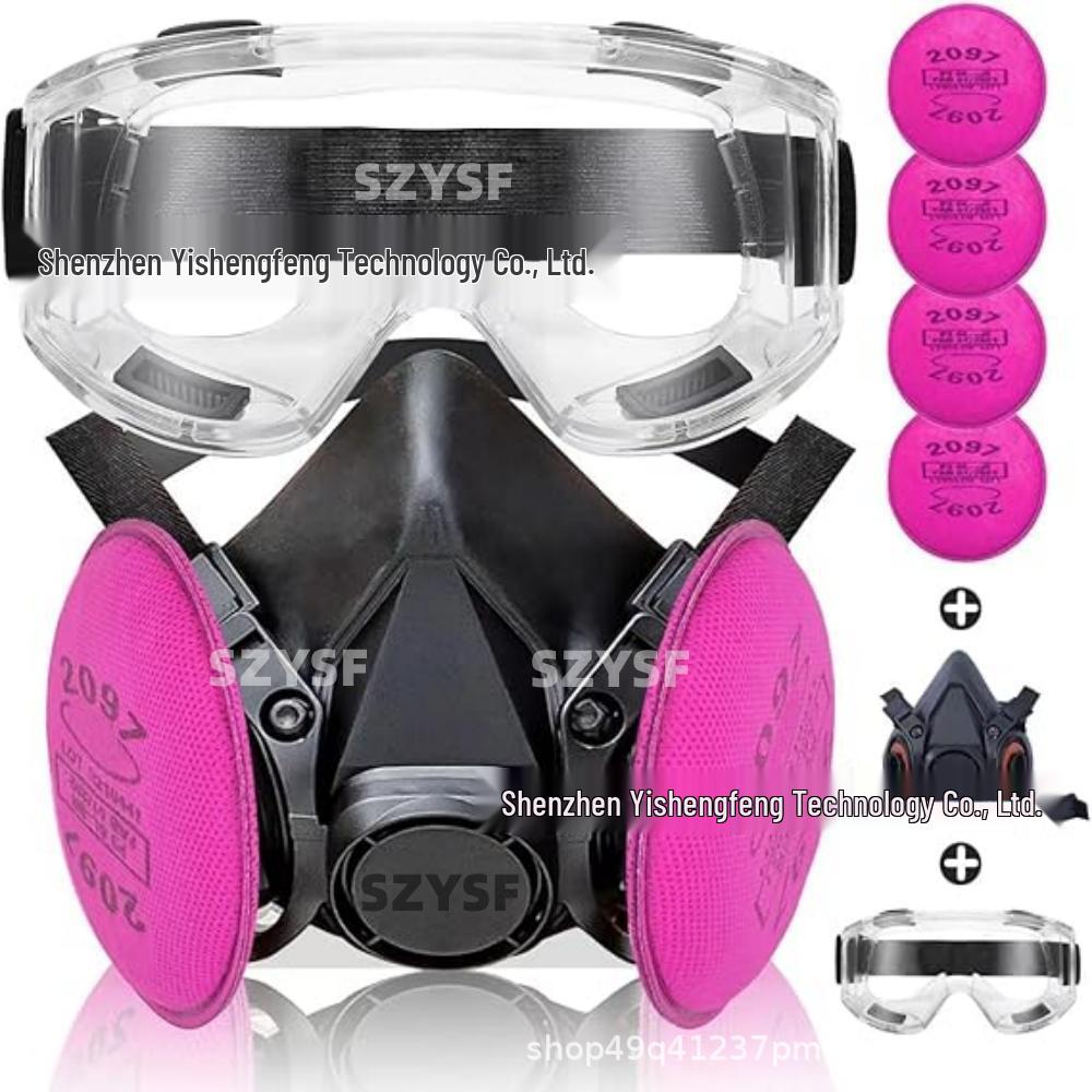 Maschera Protettiva Antipolvere e Fumi 2097 P100 per Uso Industriale