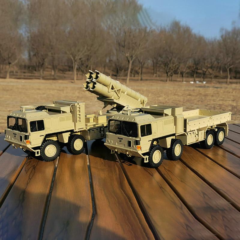Military Trucks 1:32 Scale Off-road Military Truck Alloy Simulation Car Model Hobby Collection Metal Decorative Die-casting