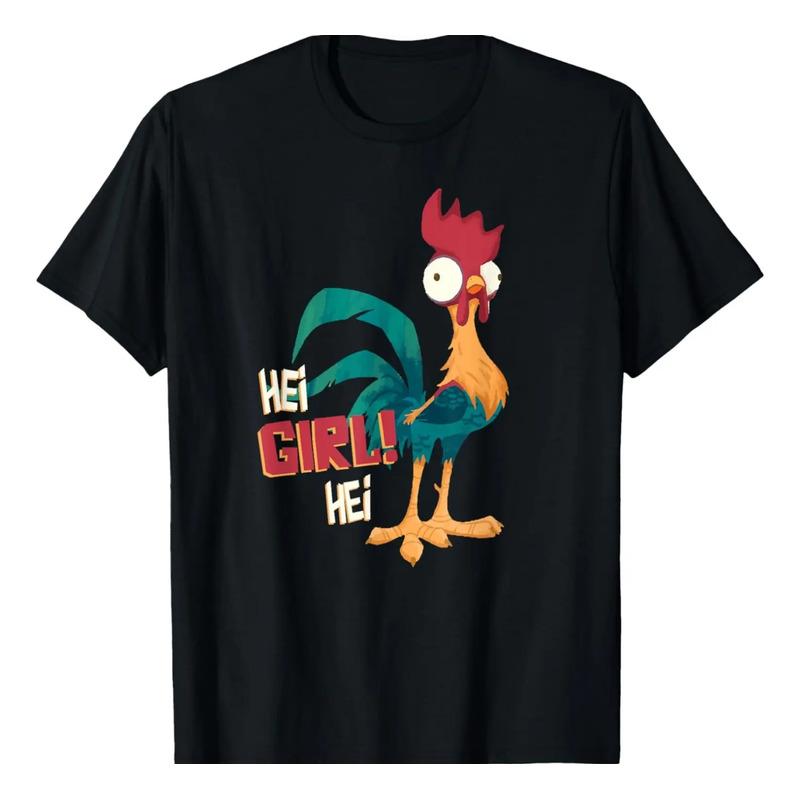Camiseta Hei Hei Chicken Hei De Moana Para Ni?a S