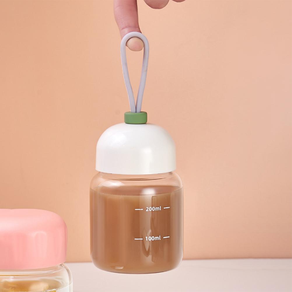 Einfache Milchglasflasche mit Skala Mehrzweck Verschleißfester Wasserbecher für Barbecue Outdoor