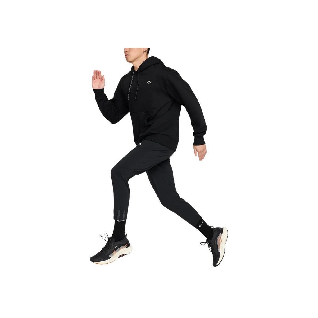 Nike Logo Volný střih Mikina s kapucí a dlouhým rukávem Pánské topy Černá HJ3571-010