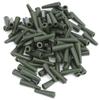 100 Sets 35MM Carp Fishing Fixing Line Connector Sleeve   Clip Tackle Accessory
