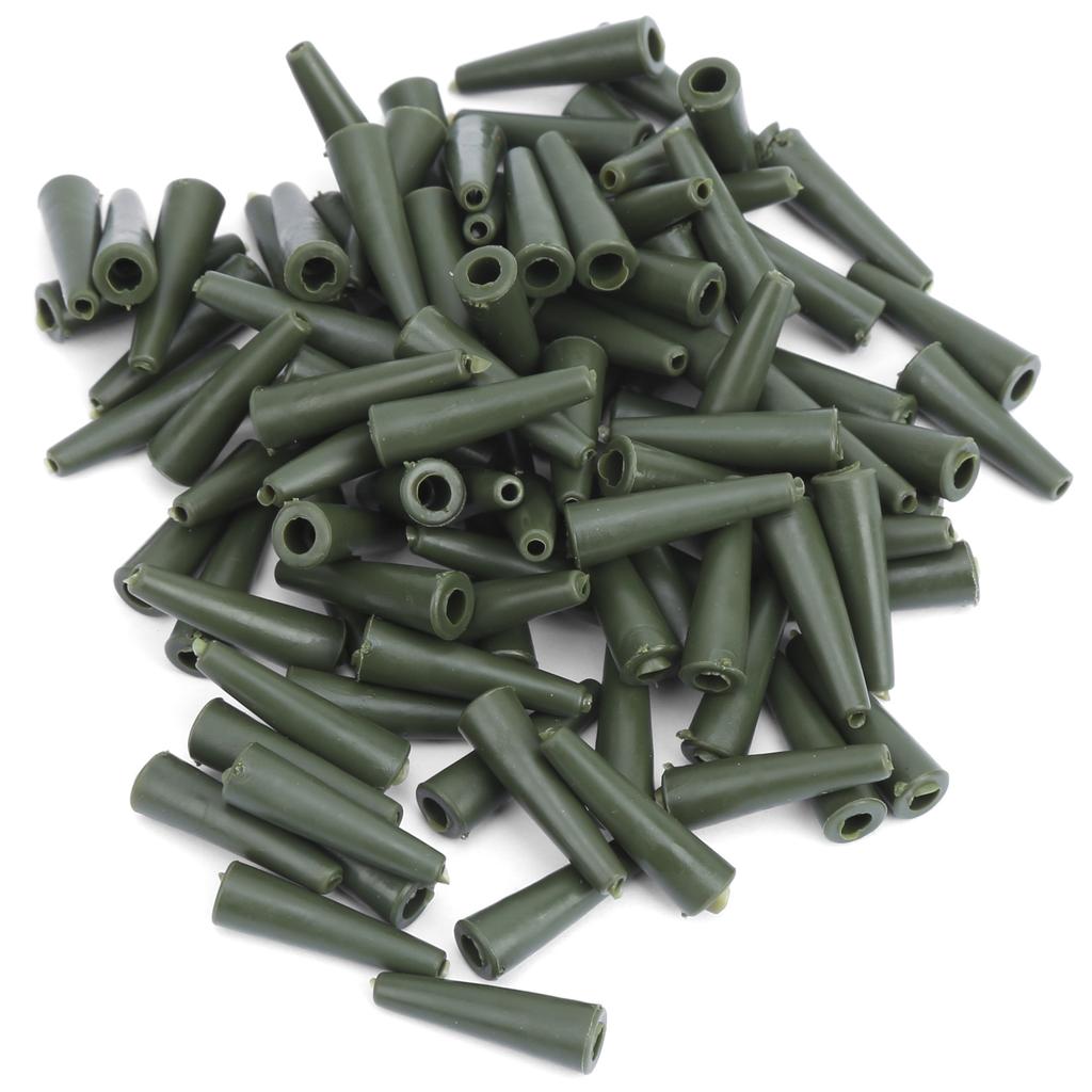 100 Sets 35MM Carp Fishing Fixing Line Connector Sleeve   Clip Tackle Accessory