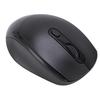 Wireless Mouse Rechargeable Silent 2 Modes for Gaming 800 1200 1600DPI Adjustable Macaron Color Black