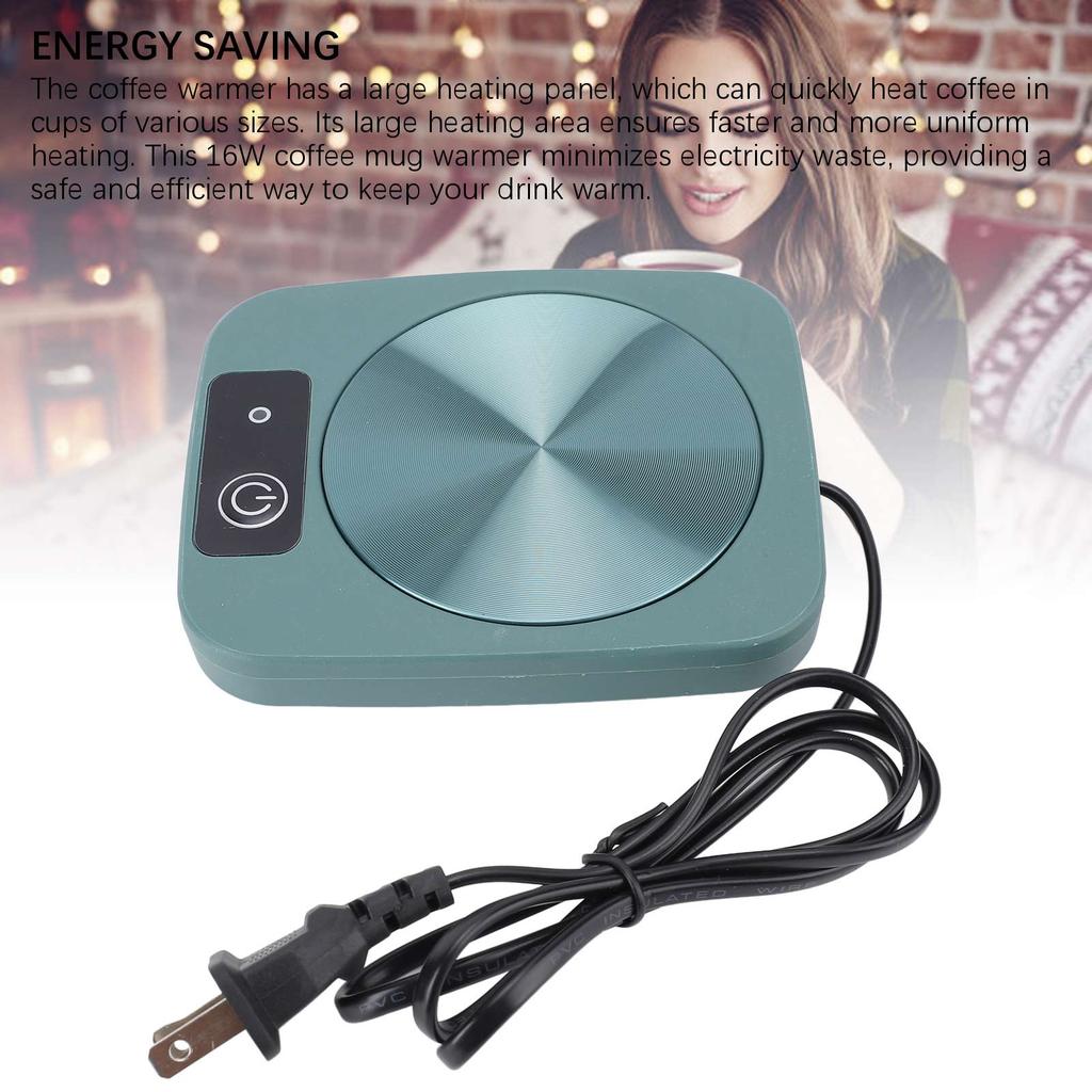 Smart Coffee Warmer Coffee Mug Warmer for Desk 16W Electric Coffee Cup Warmer Heating Plate for Coffee Milk Tea US Plug
