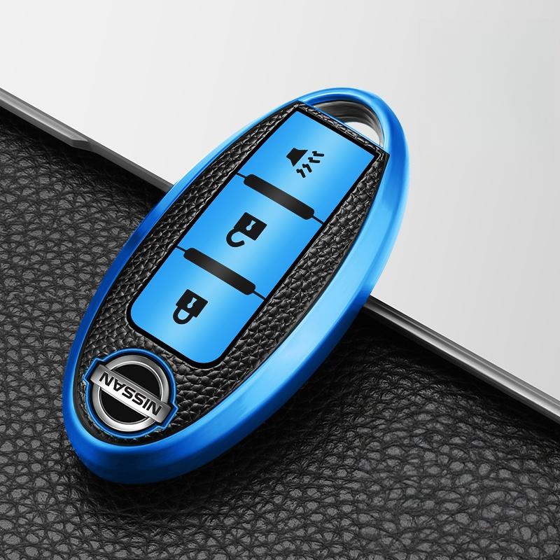 3/4 Button Leather TPU Car Key Case Cover Shell for Qashqai X-Trail T32 T31 Juke J10 J11 Kicks Tiida Pathfinder Note for Infiniti