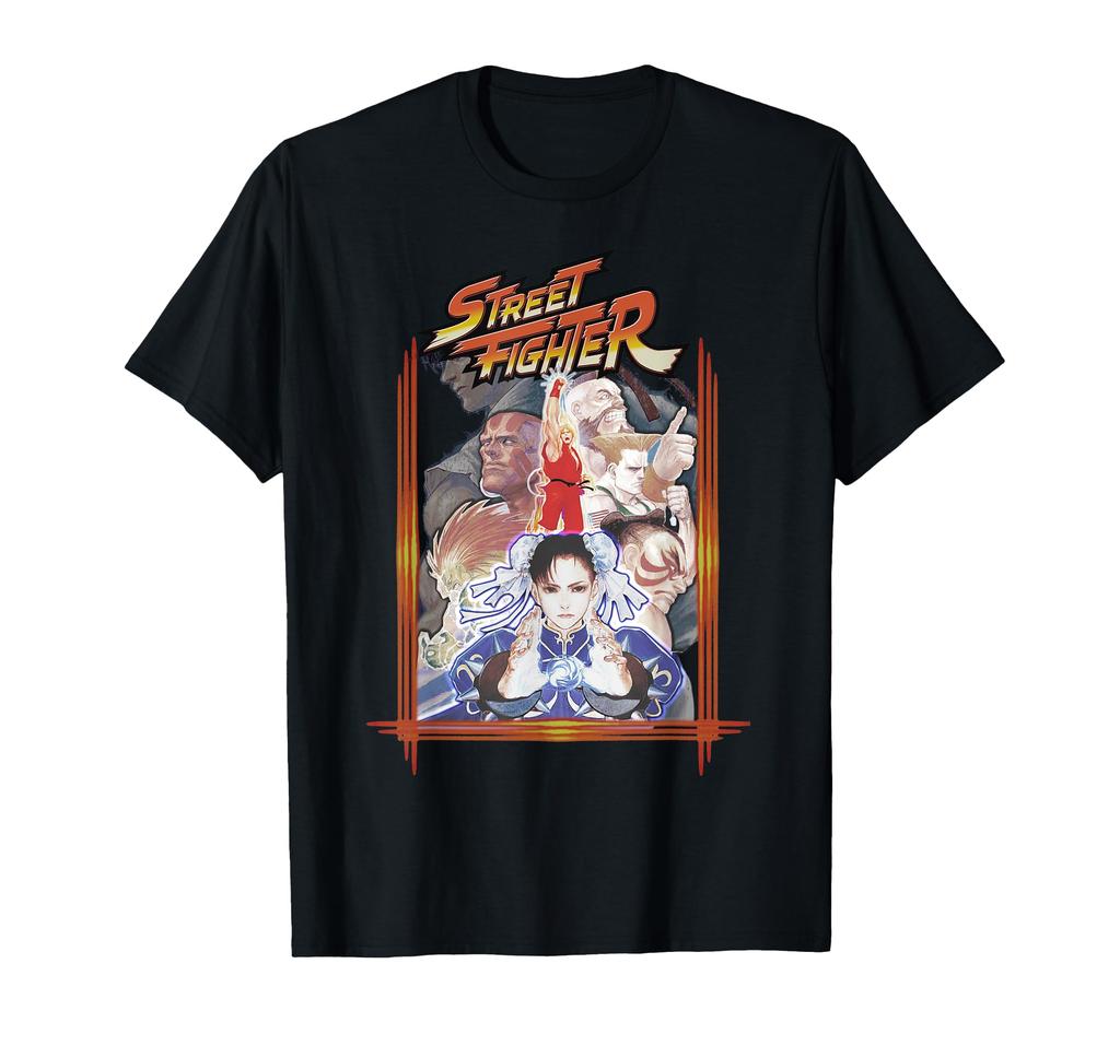 Street Fighter Poster Cover Epic Battle Royale Iconic Gamer T-Shirt