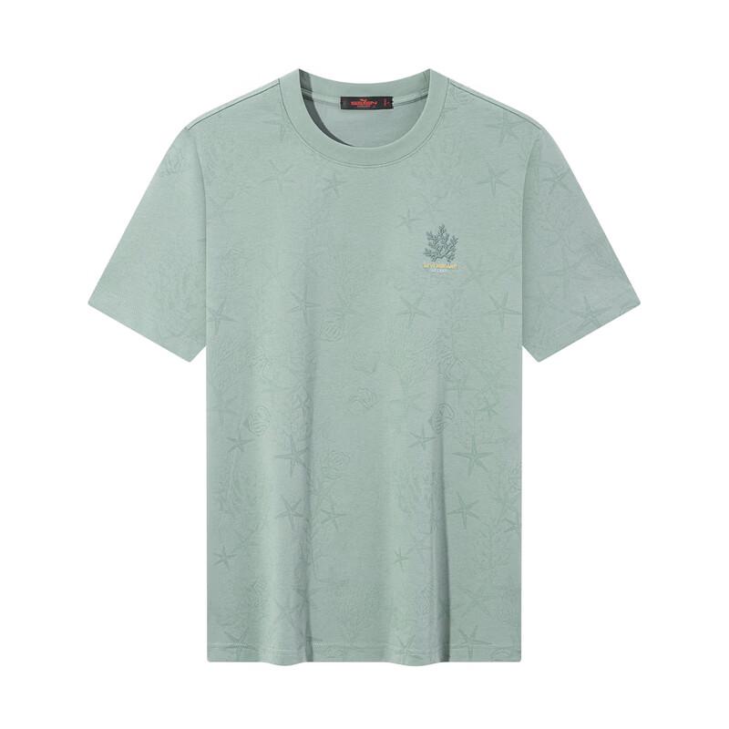 SEVEN Cooling Antibacterial Ocean Pattern Short Sleeve T-Shirt