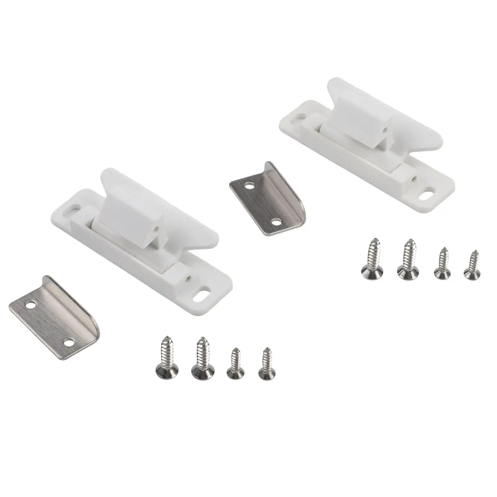 

Механизм блокировки ящика Защелки для ящиков RV Белые Надежные Защелки для ящиков Для RV Фурнитура для кемперов Двухцветный дизайн белый