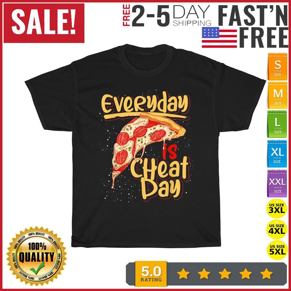 

Pizza Tasty Food Lover Carbs Unhealthy Diet Cheat Day Vintage T Shirt Men Women S