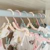 8Pcs/set Foldable Hangers Universal Compact Clothes Drying Racks with Storage Pouch Travel Cruise Ship Essentials Accessories