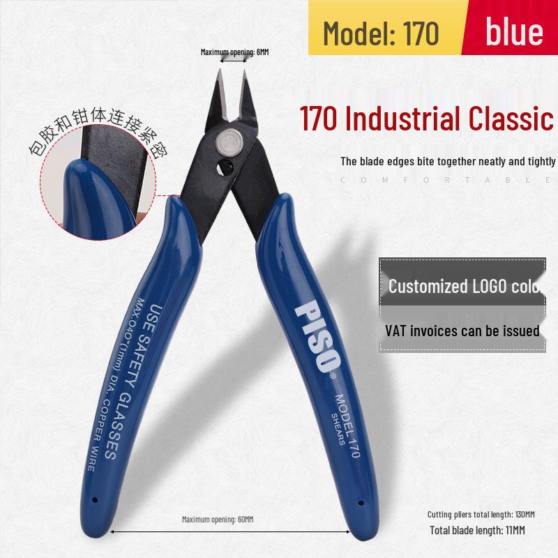 5-Zoll Antistatische Diagonale Nasen-Angusszangen Kunststoff Elektronikzangen