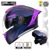 3C/DOT Color-Changing Dragon Motorcycle Helmet: Warm, All-Seasons, Half Helmet for Men and Women, Full Face Winter Safety Gear