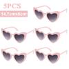 Bachelorette Party Sunglasses Wedding Bridal Shower Decor Hen Party Supplies Bride To Be Bridesmaid Gift Heart Shaped Glasses