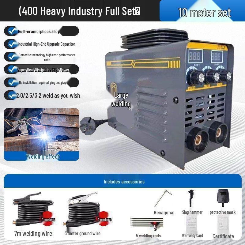 Portable 220V Electric Welder, 315A Household & Industrial-Grade Dual-Use for Construction.