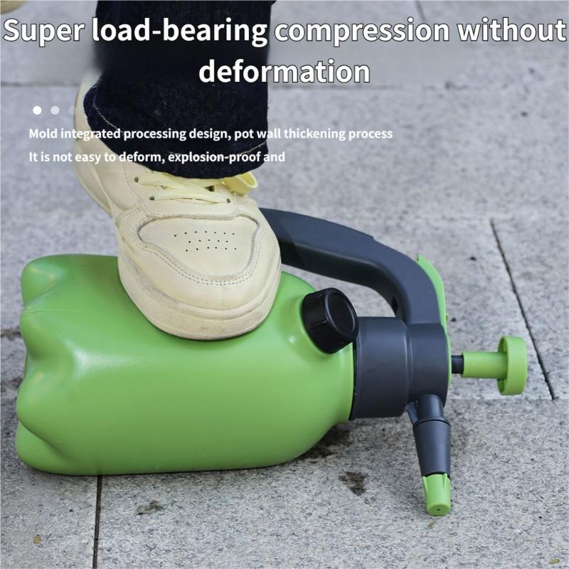 High Pressure Sprays Watering Can With Comfortable Handle and Adjustable Nozzles for Garden Plant Cleaning