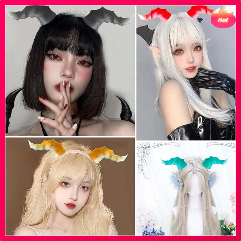 1Pair Devil Horns Silicone Mold 2.16In Animal Sheep Horn Shape Headband Keychain Pendant Resin Casting Mold