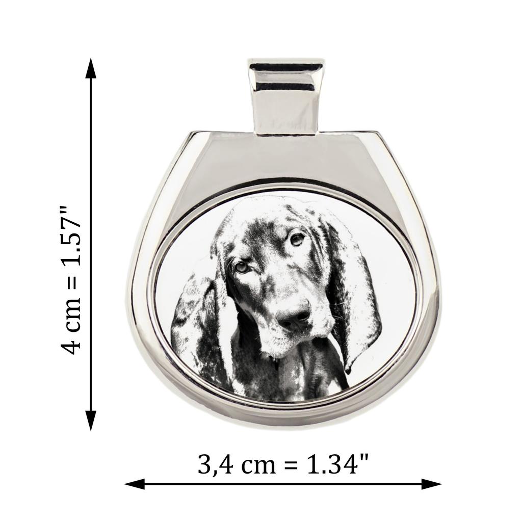 Black and Tan Coonhound – Dog necklace, personalized pendant with a photo | Art-Dog