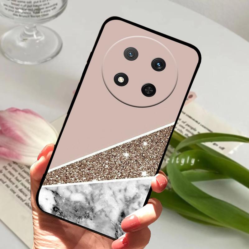 Mode Luxus Hülle Für Honor Magic7 Lite Capa X9c 5G Weiches Silikon TPU Handyhülle Für Honor X60 Pro Schutzstoßstange Fundas