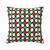 Arabisch Ethnisch Keffiyeh Kissenbezug cm Dekorative Kufiya Kunst Kissenhülle Quadratisch Polyester Kissenbezug