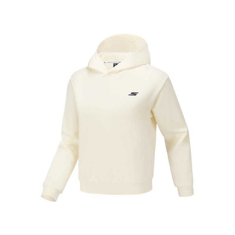 Skechers Comfortable Skin-Friendly Hooded Breathable Long Sleeve Outdoor Simple Sweatshirt Women sweatshirt P425W237-0074 S