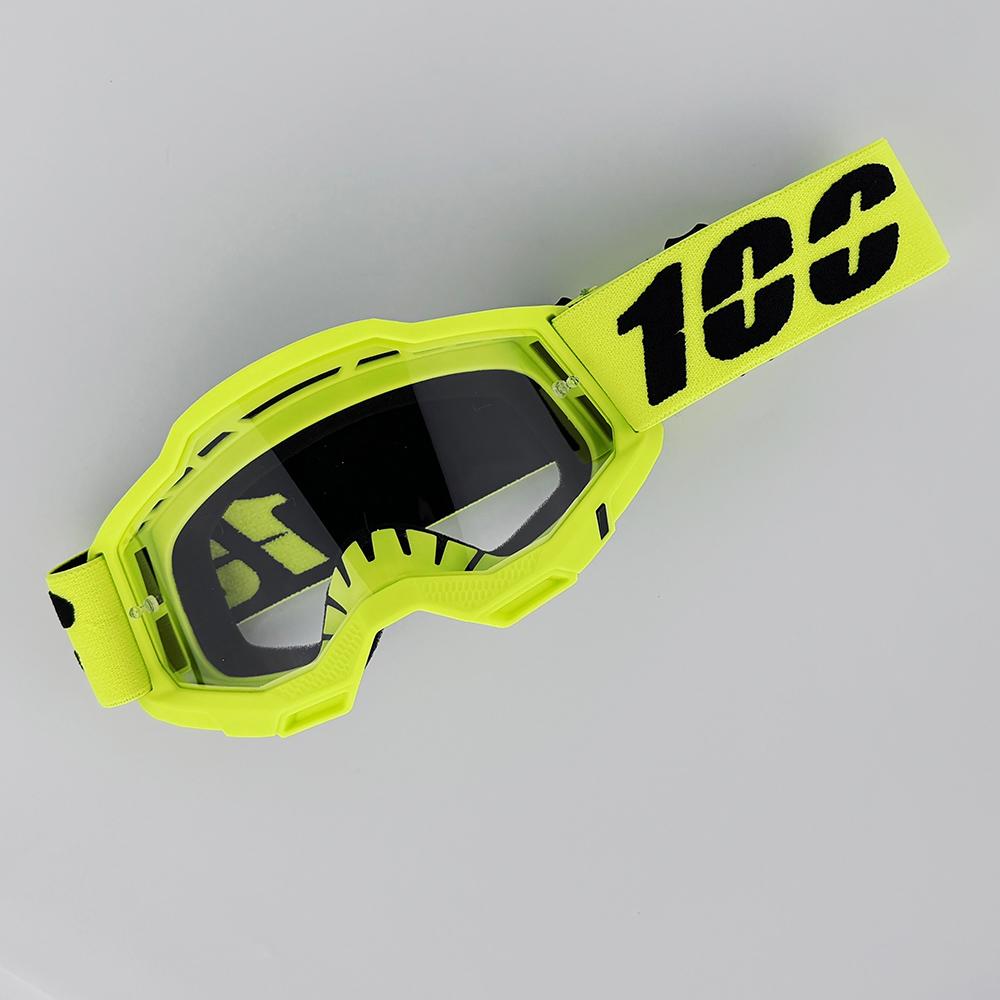 100 MX Motorcycle Motocross Goggles/Glasses: Windproof, Impact-Resistant & HD Vision for MTB, ATV & Off-Road Riding