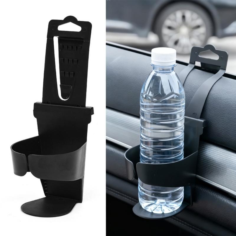Adjustable Automotive Drink Holder with Streamlined Aesthetic Ergonomic Bottle Stand For Most Vehicles Mounts Securely