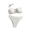 Women's Color Two-piece Bikini Swimsuit/sports Swimwear