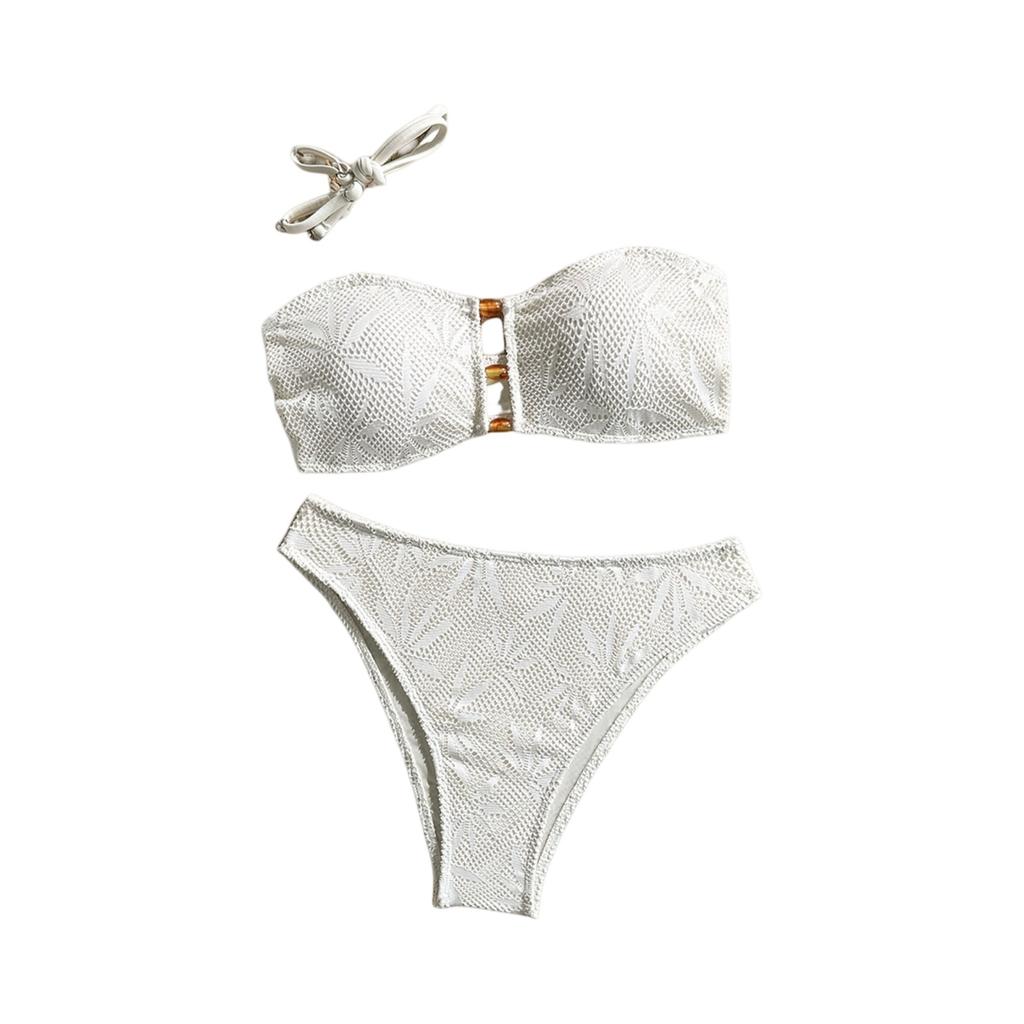 Women's Color Two-piece Bikini Swimsuit/sports Swimwear