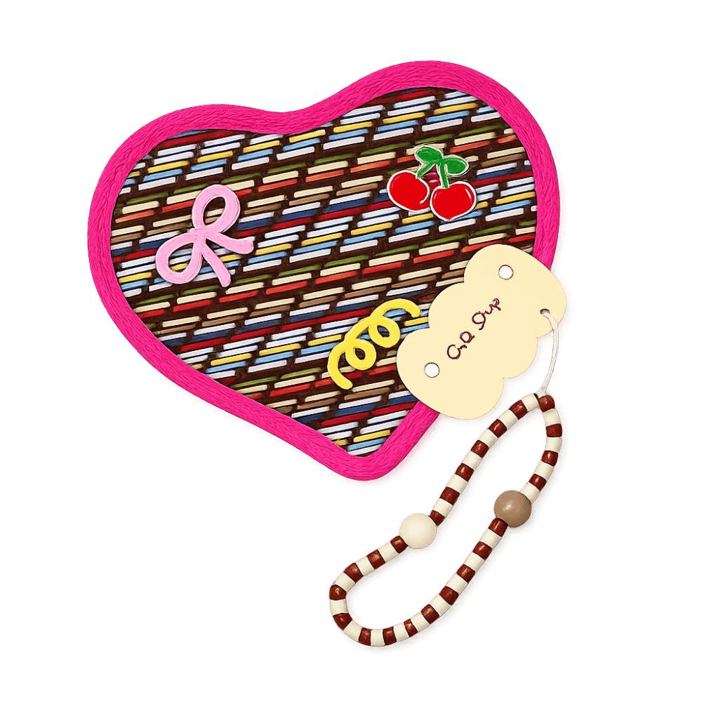 Cartoon Animal Animal Shaped Palm Fan Cattail Woven Handheld Fan Cattail Hand Fan  Photo Prop